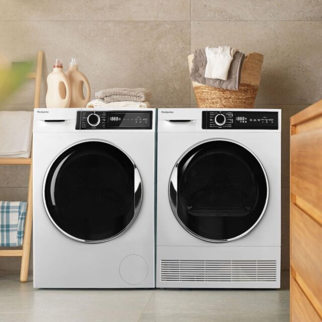 Montpellier MWM814BLW 8kg 1400rpm Freestanding Washing Machine - White