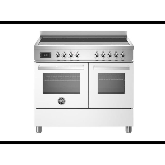 Bertazzoni PRO105I2EBIT Professional 100cm Range Cooker Twin Oven Induction Gloss White