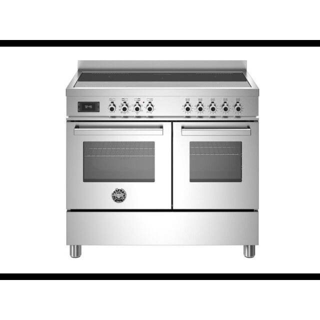 Bertazzoni PRO105I2EXT Professional 100cm Range Cooker Twin Oven Induction Stainless Steel