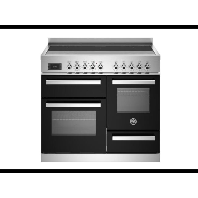 Bertazzoni PRO105I3ENET Professional 100cm Range Cooker XG Oven Induction Gloss Black
