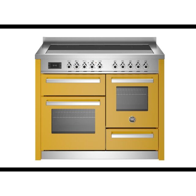 Bertazzoni PRO115I3EGIT Professional 110cm Range Cooker XG Oven Induction Gloss Yellow