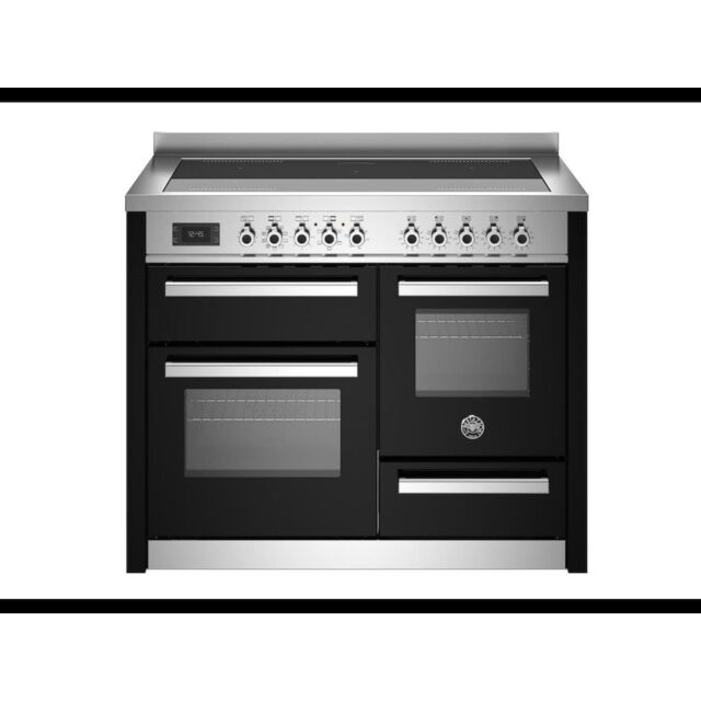 Bertazzoni PRO115I3ENET Professional 110cm Range Cooker XG Oven induction Gloss Black