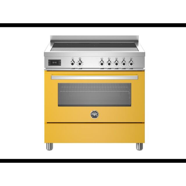 Bertazzoni PRO95I1EGIT Professional 90cm Range Cooker Single Oven Induction Gloss Yellow