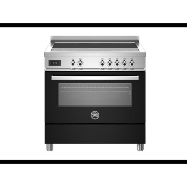 Bertazzoni PRO95I1ENET Professional 90cm Range Cooker Single Oven Induction Gloss Black
