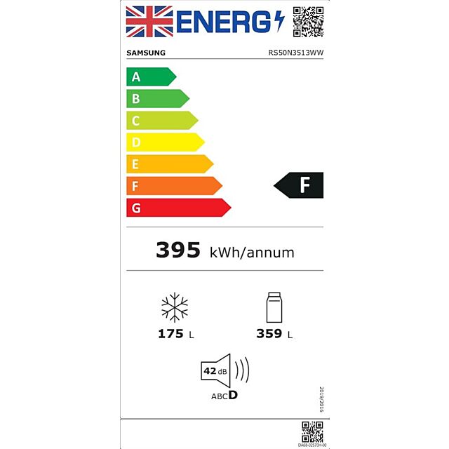Samsung RS50N3513WW/EU RS3000 American Fridge Freezer