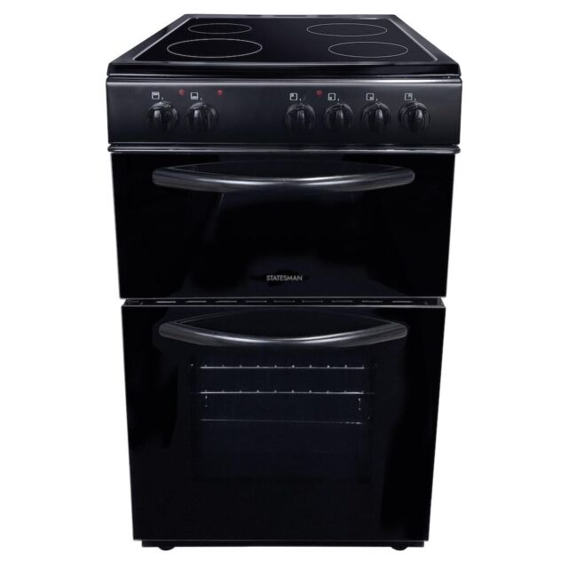 Statesman EDC50B 50cm Double Oven Electric Ceramic Cooker
