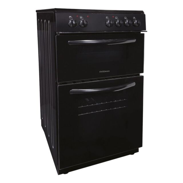 Statesman EDC50B 50cm Double Oven Electric Ceramic Cooker