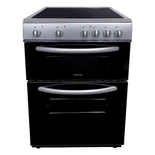 Statesman EDC60S 60cm Double Oven Electric Ceramic Hob Cooker