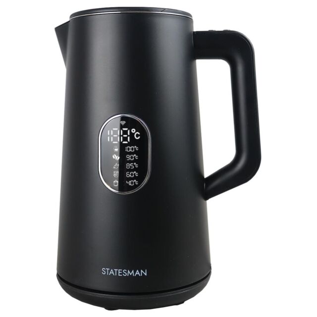 Statesman SKK01518B 1.5L Smart Jug Kettle - Black