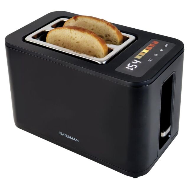 Statesman SKT02918B 2 Slice Digital Toaster - Black