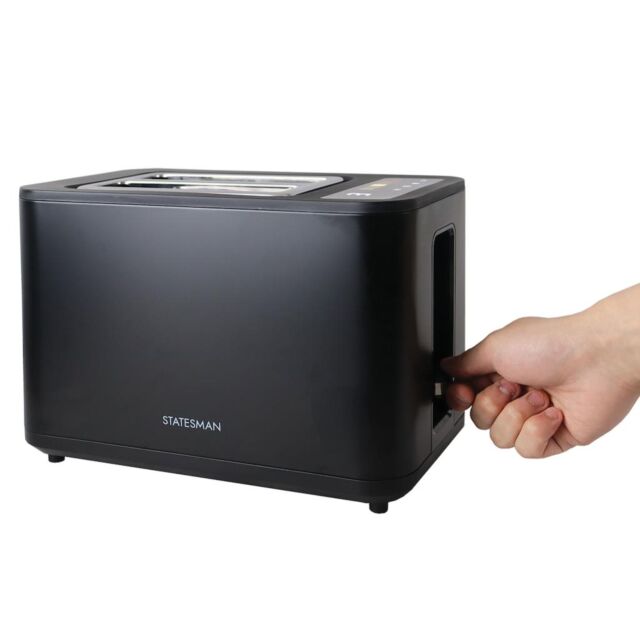 Statesman SKT02918B 2 Slice Digital Toaster - Black