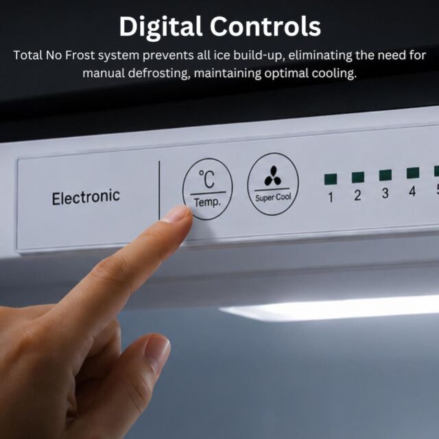 Teknix BITH50FF/E 50/50 Integrated Fridge Freezer Total No Frost - White