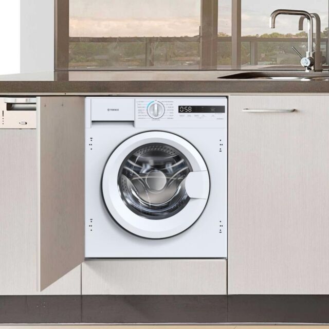 Teknix BITKWD8614 Integrated 8/6kg Washer Dryer with 1400rpm Spin - White