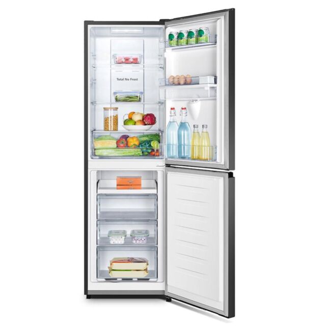 Teknix FFH1825WB/E 55cm 50/50 Fridge Freezer Total No Frost with Water Dispenser - Black