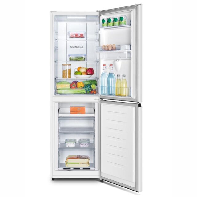Teknix FFH1825WW/E 55cm 50/50 Fridge Freezer Total No Frost with Water Dispenser - White