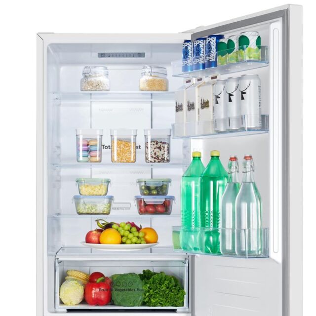 Teknix FFPH186W 60cm Frost Free Fridge Freezer - White