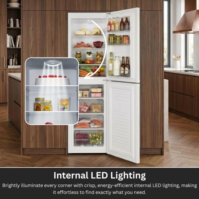 Teknix STF1725W 55Cm X 172Cm Fridge Freezer - White