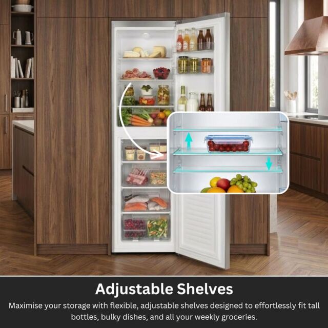 Teknix STF1725X 50/50 Fridge Freezer Static - Inox