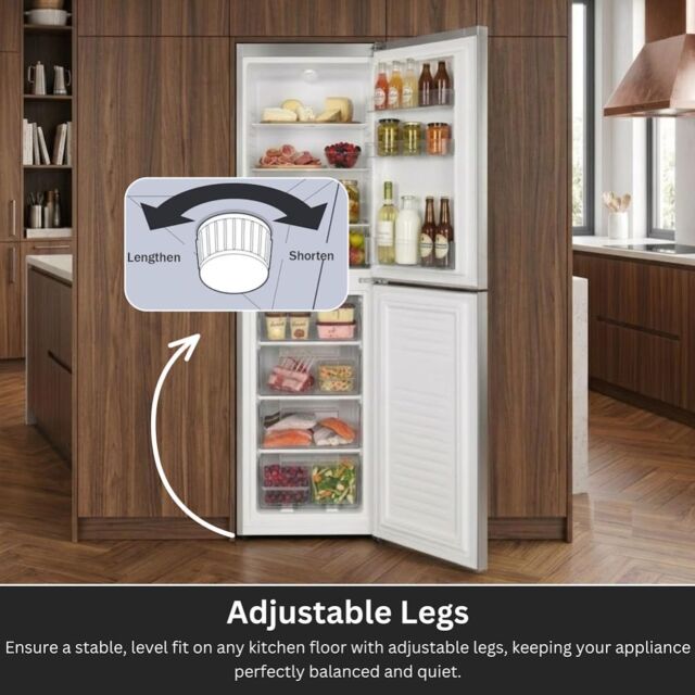 Teknix STF1725X 50/50 Fridge Freezer Static - Inox