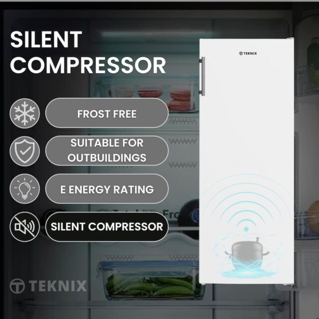 Teknix TFF1435W 143cm Tall Freezer Total No Frost - White