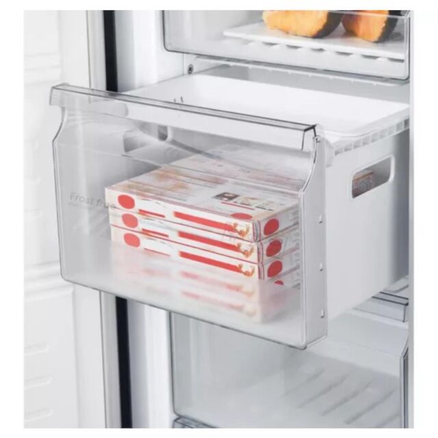 Teknix TH60TNFW 60cm Tall Freezer Total No Frost with Metal Tech Cooling - White