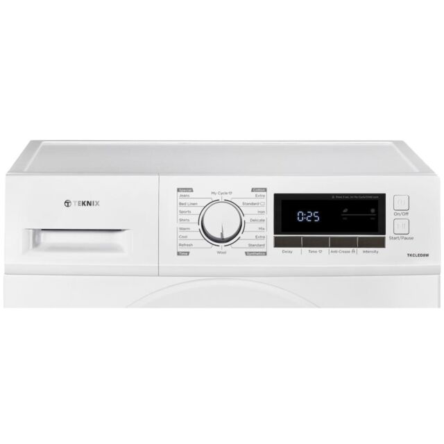 Teknix TK2CLED8W 8kg Condenser Tumble Dryer - White