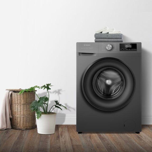 Teknix 8kg 1400spin Freestanding Washer  Titanium