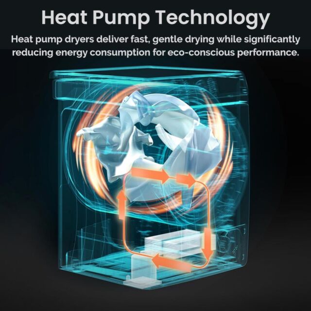 Teknix TK3HP10XW 10kg Heat Pump Tumble Dryer - White