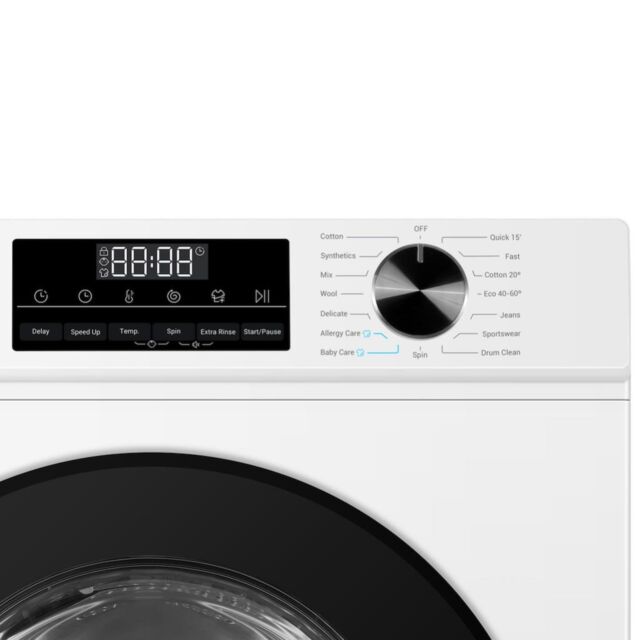 TK3W1014XW, 10kg 1400spin Freestanding Washer, White