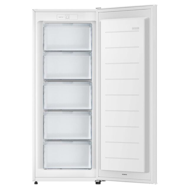 Teknix TSFG1385W 161L Single Door Freezer, White 55X138cm 