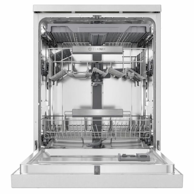 Teknix TX3FD618S 3 Series Freestanding 60cm Dishwasher - 15 Place Settings - Energy Class C - Silver
