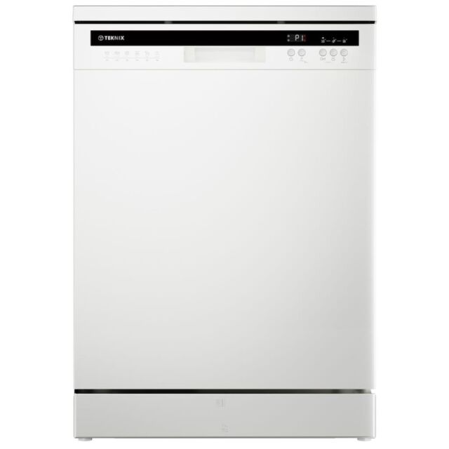 Teknix TX3FD618W 3 Series Freestanding 60cm Dishwasher - 15 Place Settings - Energy Class C - White