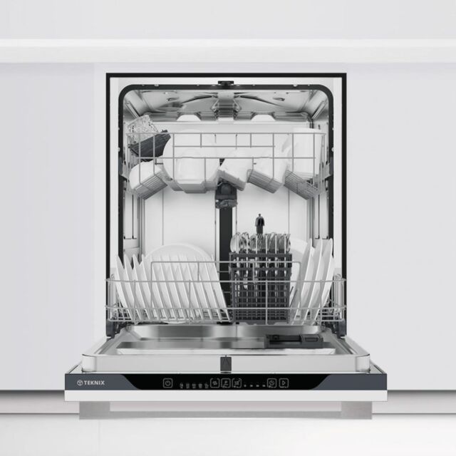 Teknix TXBD600 - White Full Size Dishwasher - 13 Place Settings - E Energy