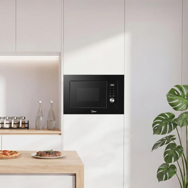 Midea  MBMTG820A-X 38cm High Built-In Microwave - Stainless Steel