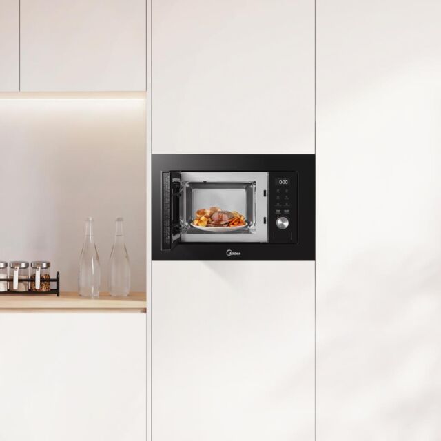 Midea  MBMTG820A-X 38cm High Built-In Microwave - Stainless Steel