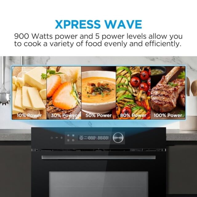 Midea MCOTV950E4MO-BK Built-In Combination Microwave Oven - Black
