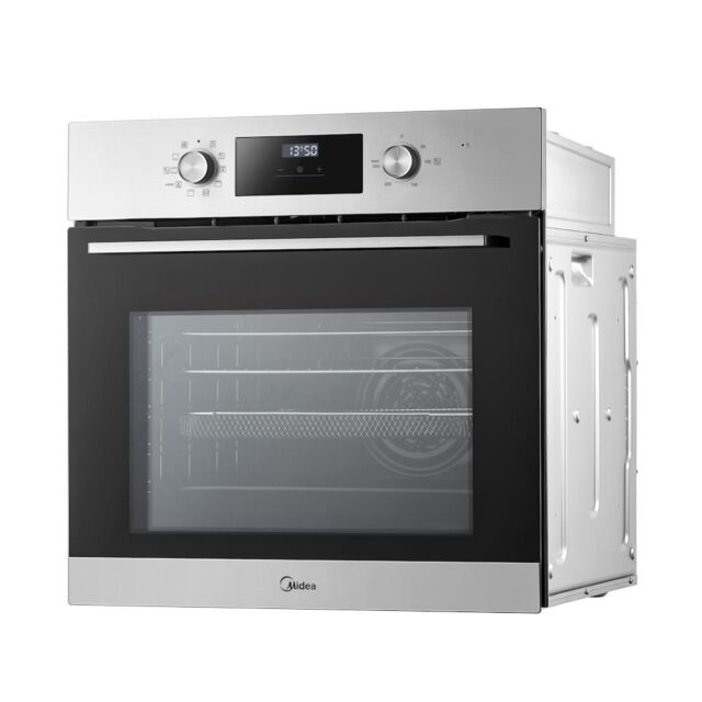 Midea Xpress Fry MBO65M90D2C-SS Multifunction Built-In Single Oven with Catalytic Liners - Stainless Steel - A+ Rated