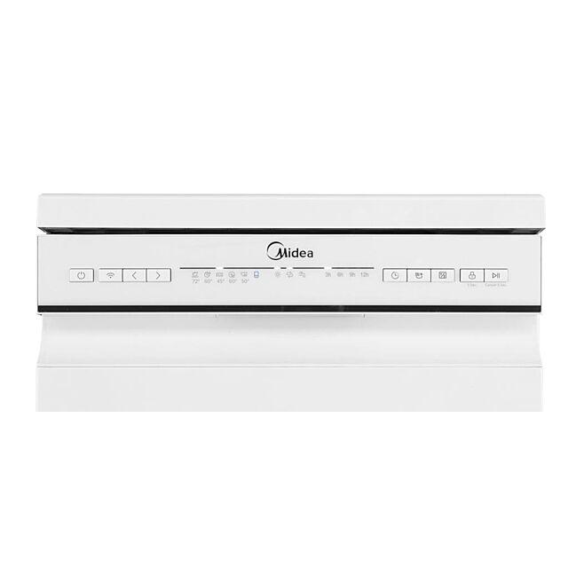 Midea MDWEF1034C(W)-WG-UK 10 Place Setting Freestanding Slimline 45cm Dishwasher - White