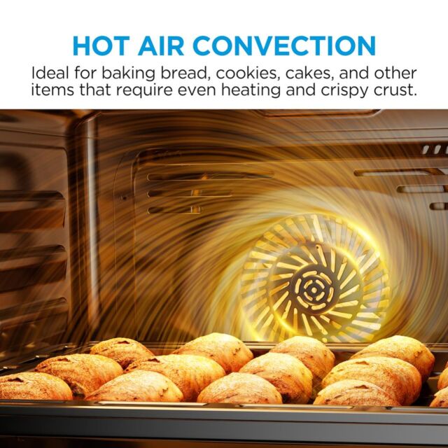 Midea MFO24EME4R118-SS 60cm Double Oven FS Cooker with Ceramic Hob - Stainless Steel - AA Rated