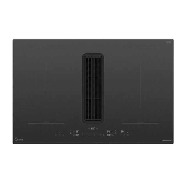Midea Even Pro MIH7480Y225GKH1 80cm Induction Extractor Hob - Black