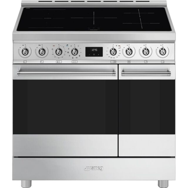 Smeg C92IPX2 90cm Induction Range Cooker - Stainless Steel