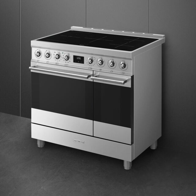 Smeg C92IPX2 90cm Induction Range Cooker - Stainless Steel