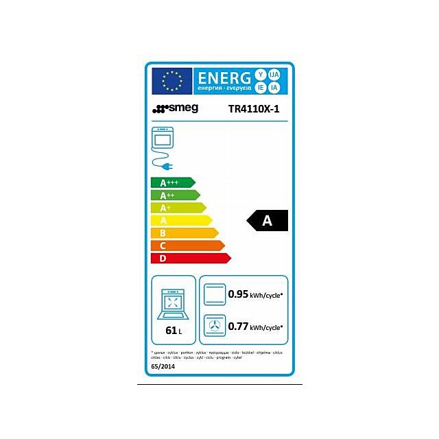 Smeg TR4110X-1 110cm Victoria Dual Fuel Range Cooker, Stainless Steel