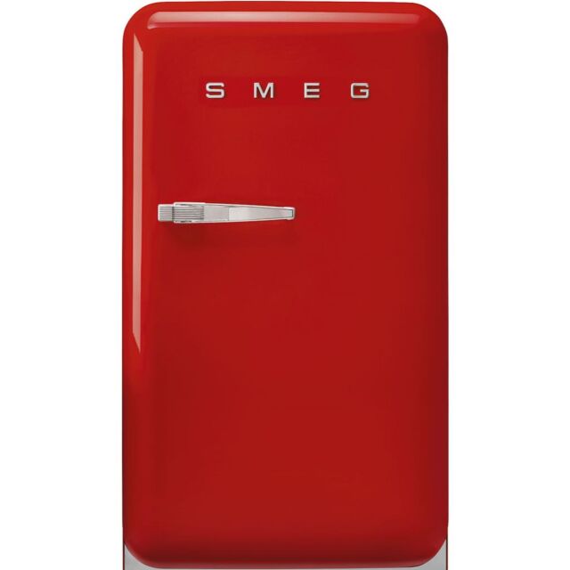 Smeg FAB10HRRD5 Retro Mini Fridge with Ice Box Right Hand Hinge - Red