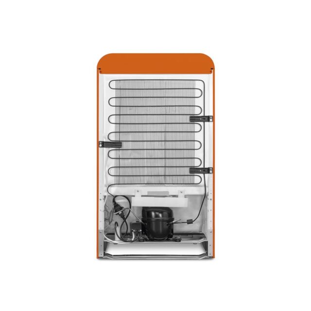 Smeg FAB10LOR6 Retro Mini Fridge Left Hand Hinge - Orange