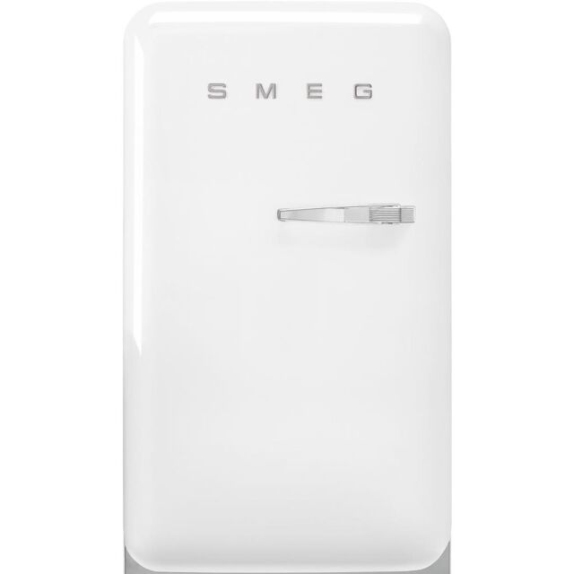 Smeg FAB10LWH6 Retro Mini Fridge Left Hand Hinge - White