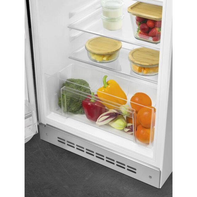 Smeg FAB10LWH6 Retro Mini Fridge Left Hand Hinge - White