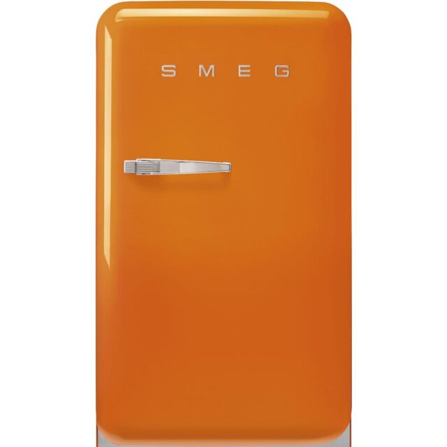 Smeg FAB10ROR6 Retro Mini Fridge Right Hand Hinge - Orange