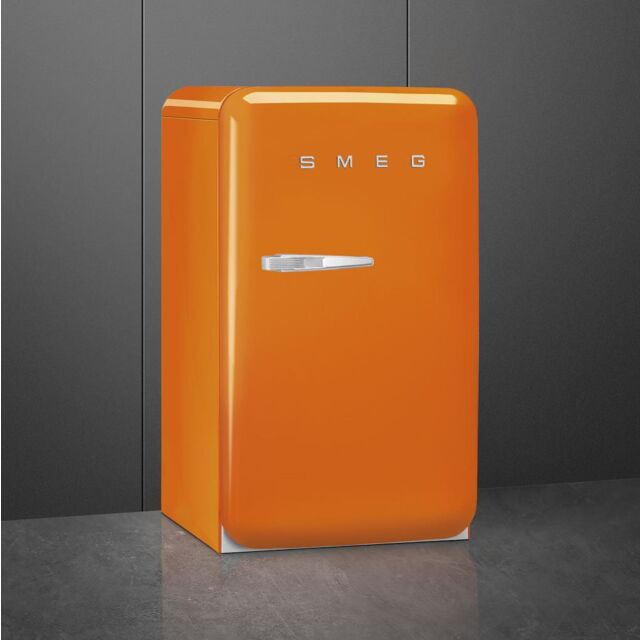 Smeg FAB10ROR6 Retro Mini Fridge Right Hand Hinge - Orange