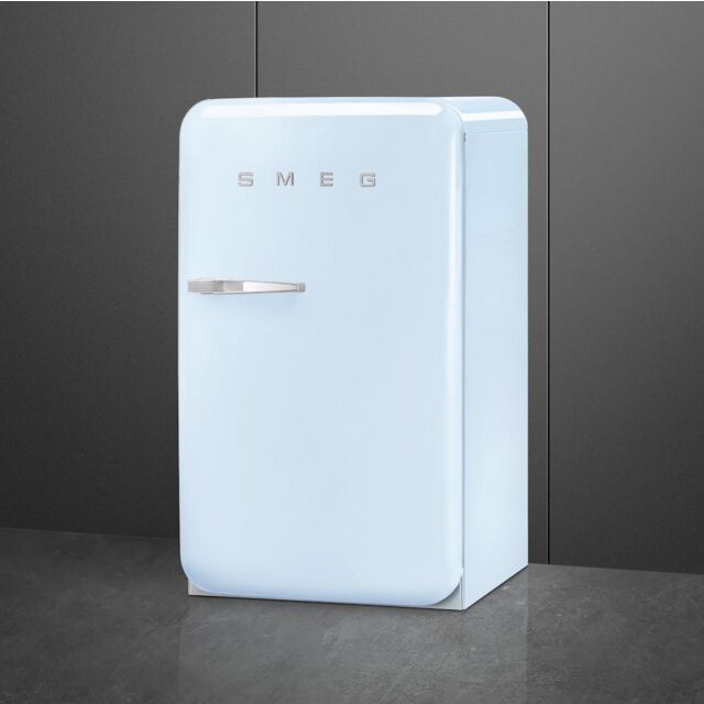 Smeg FAB10RPB5 55cm Fridge with Icebox Right Hand Hinge, Pastel Blue